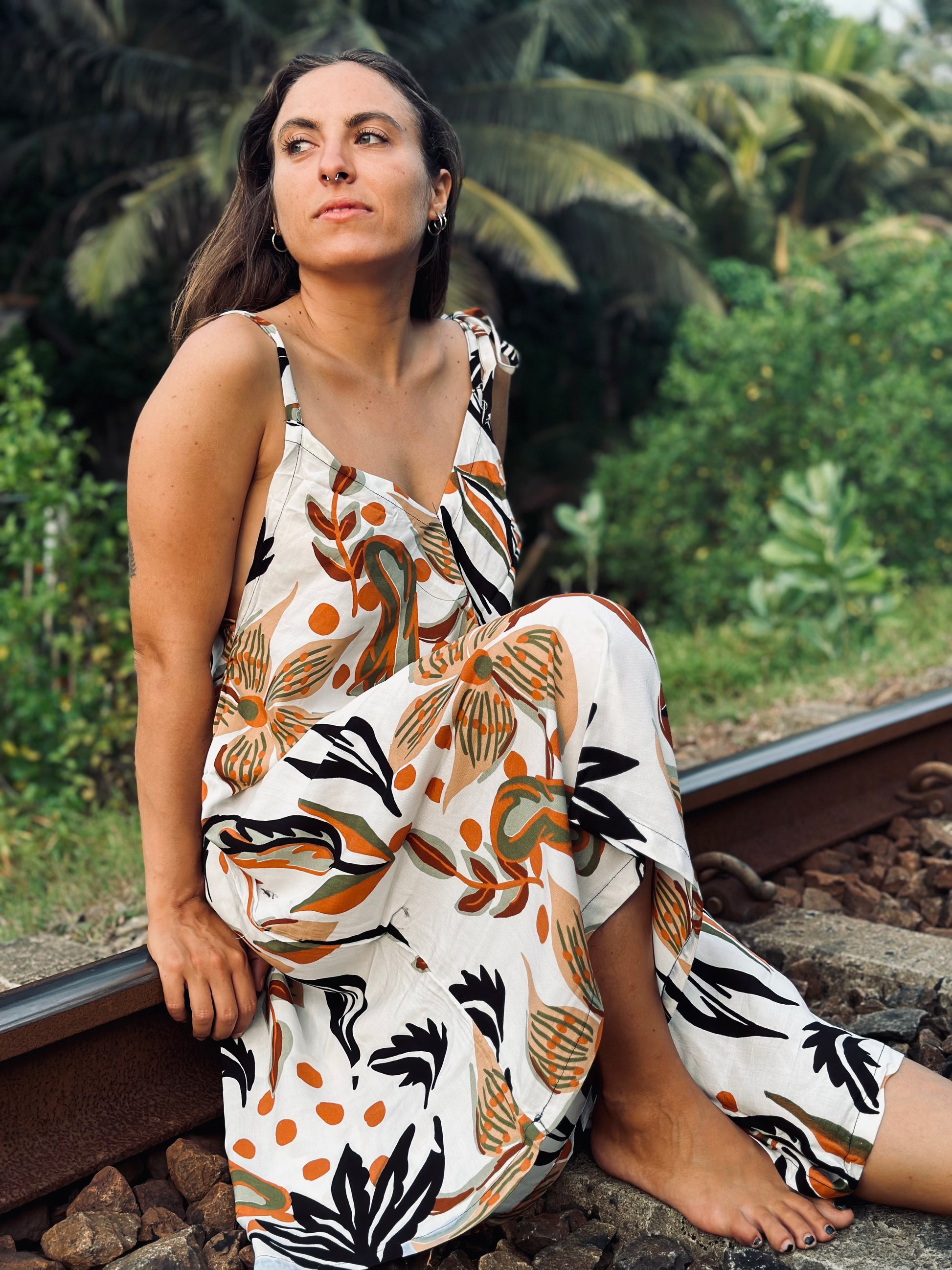 summer dress tropical Njagoc3 Womens One Green Tropical Strapless Maxi Dress is a breezy warm Dreamy Summer Dress - Bedreamer