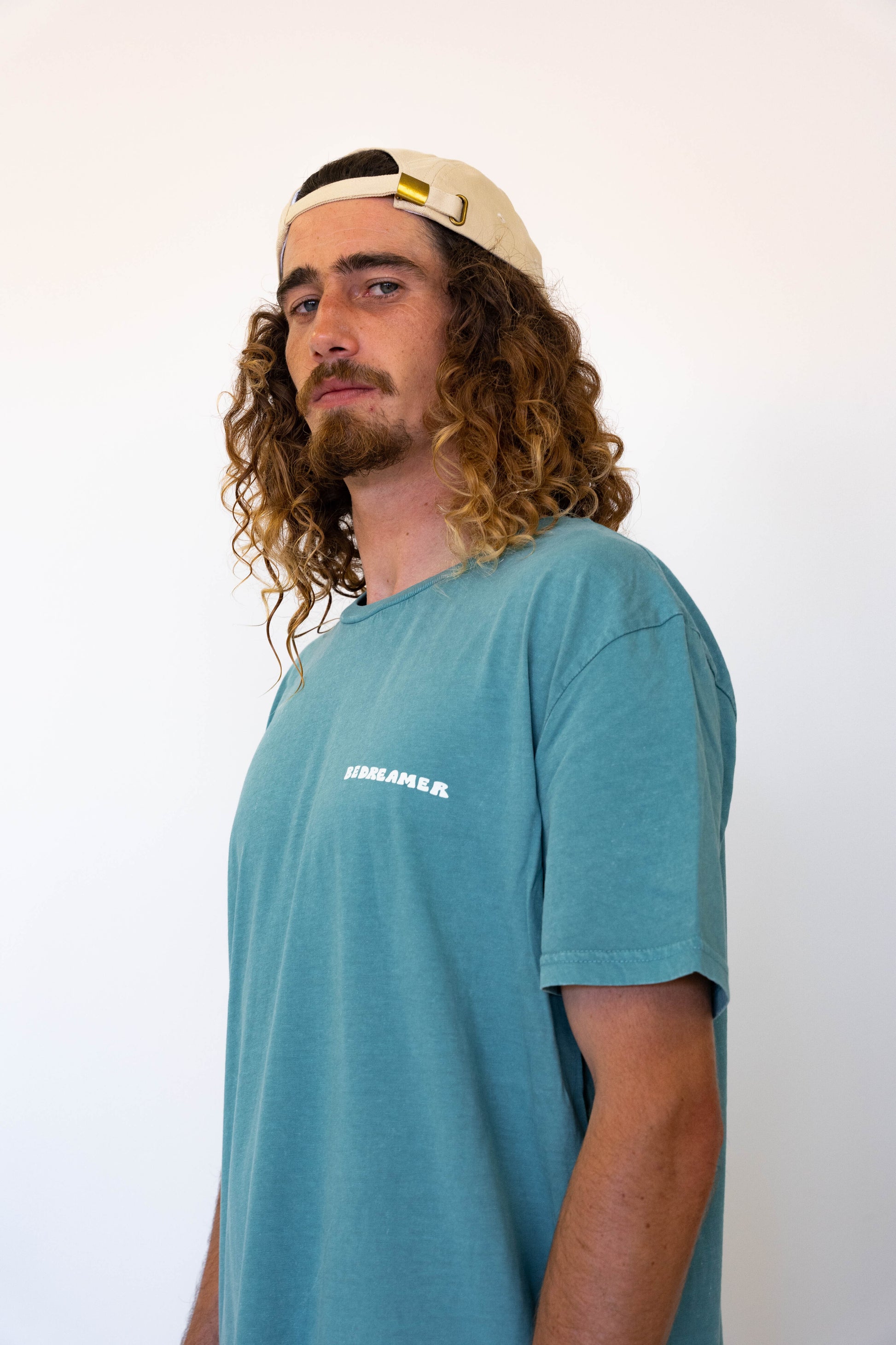 Skull Dreamer - T-shirt Unisex Teal Monstera - Be Dreamer Clothing