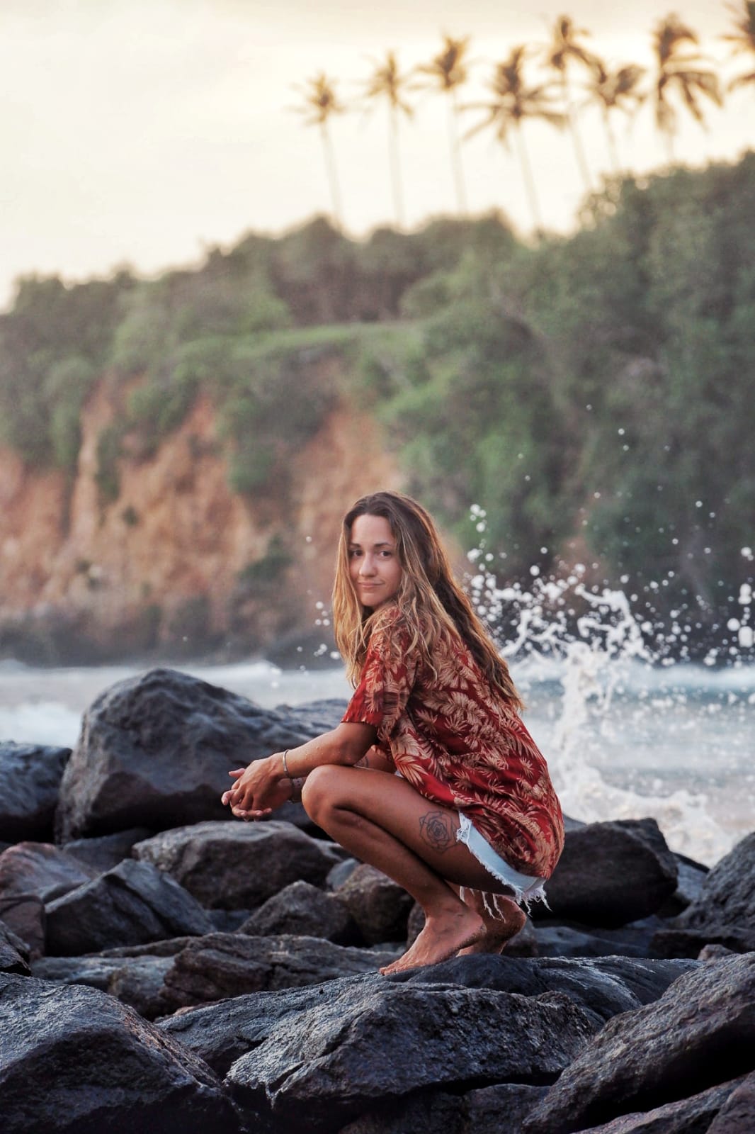 Shirt with Oriental Pattern - Bedreamer Tropical Collection - Be Dreamer Clothing